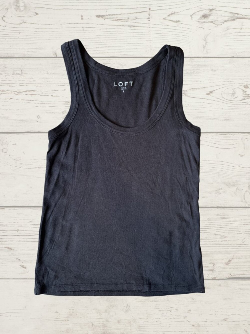 Loft Black Tank Top - Size Small
